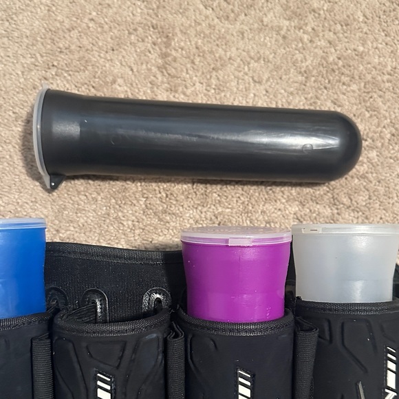 HK Army Paintball Pod Pack with Black, Purple, Blue and Clear Pods - Picture 2 of 6